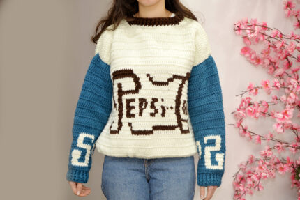 Off white tapestry sweater