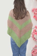 Kaki and Green shawl - Image 3
