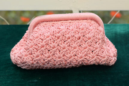 Pink clutch